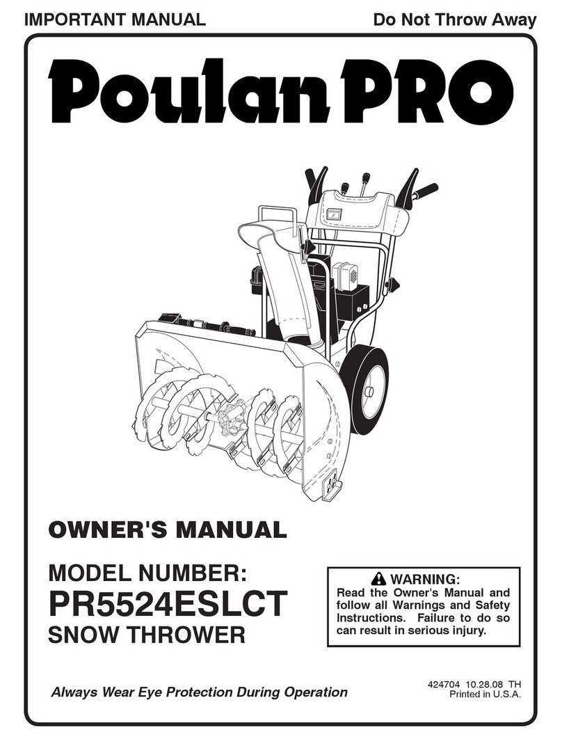 Poulan Pro 424704 owner's manual