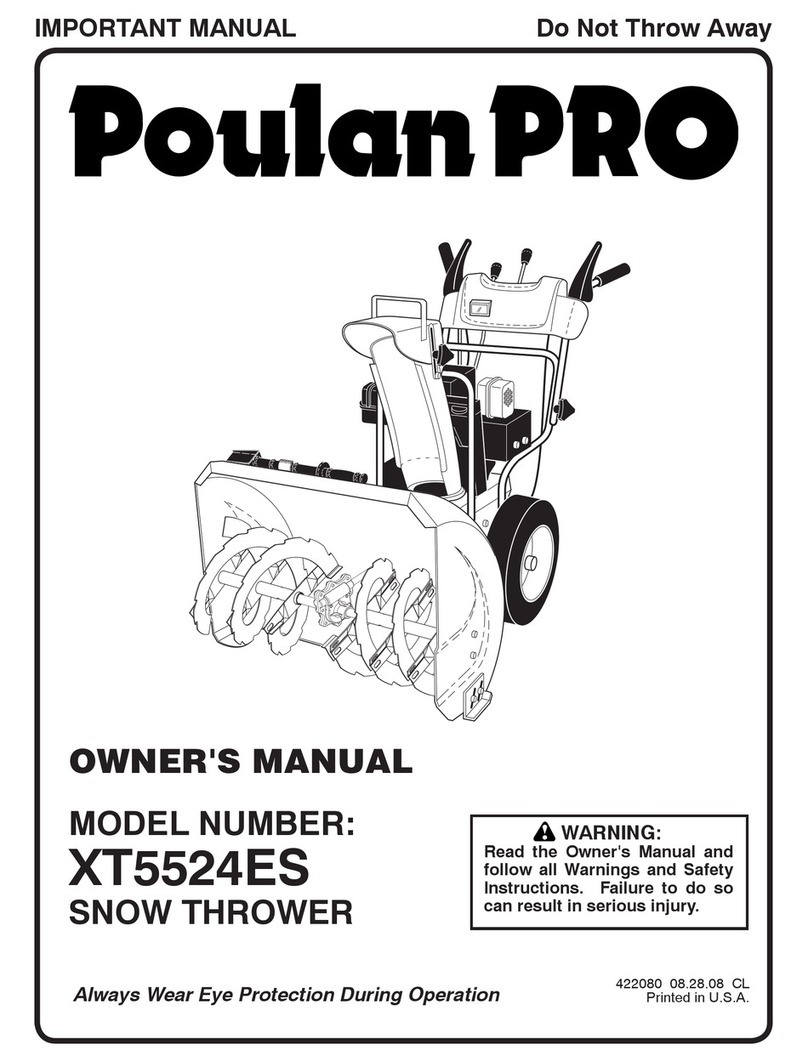 Poulan Pro 422080 User manual