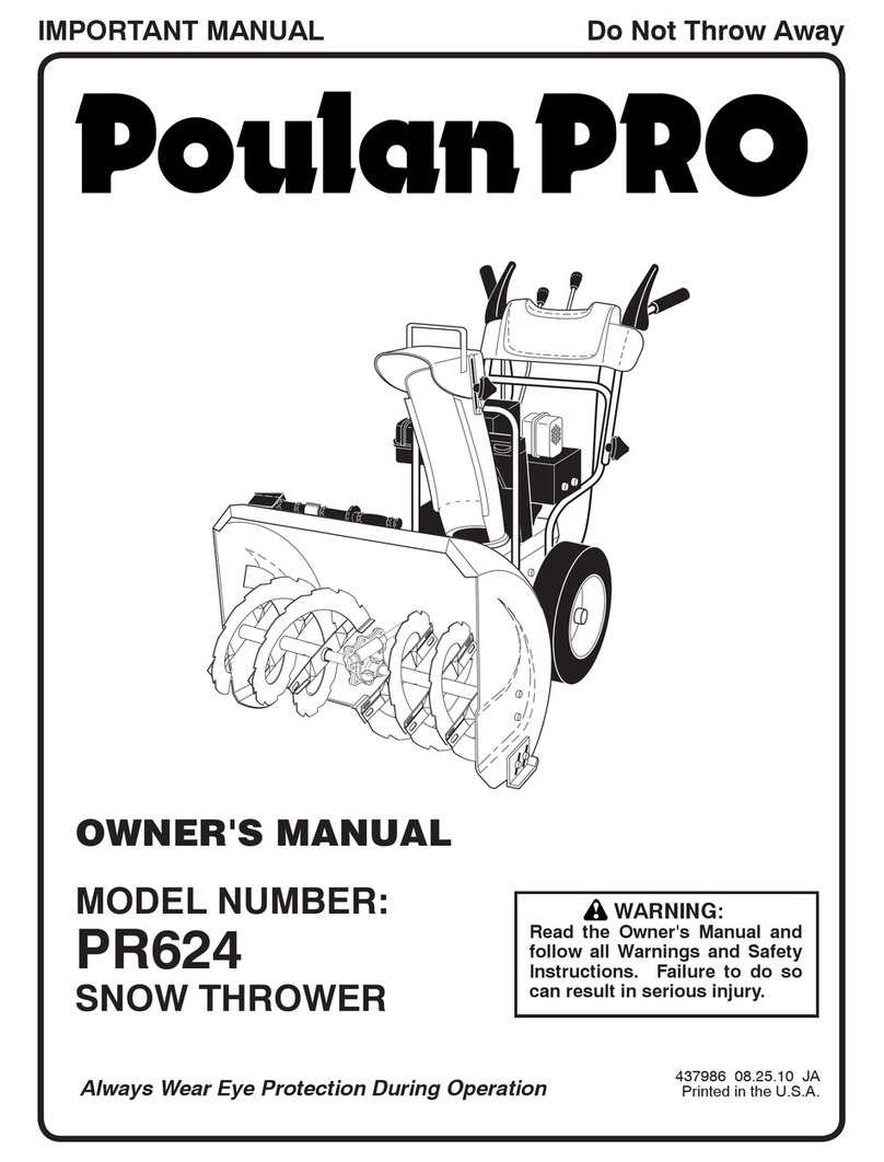 Poulan Pro 437986 owner's manual