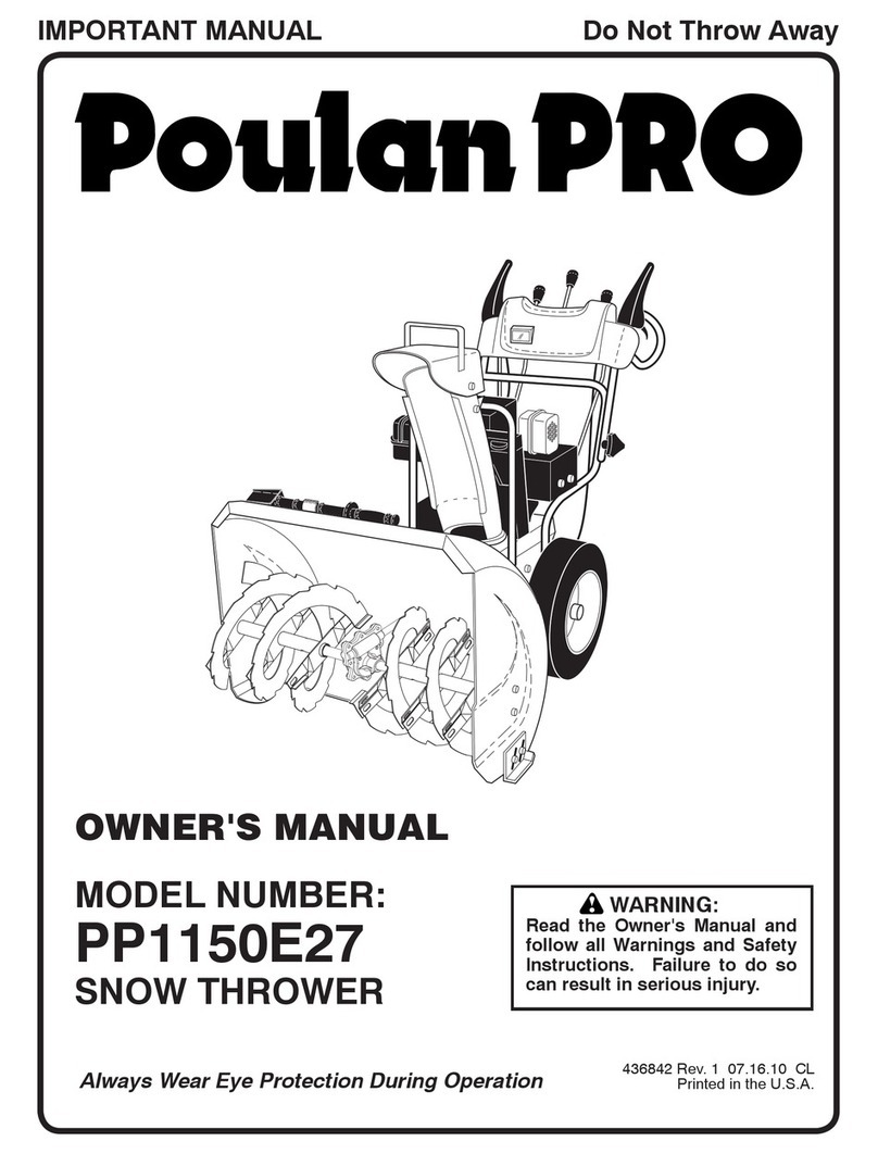 Poulan Pro 436842 User manual
