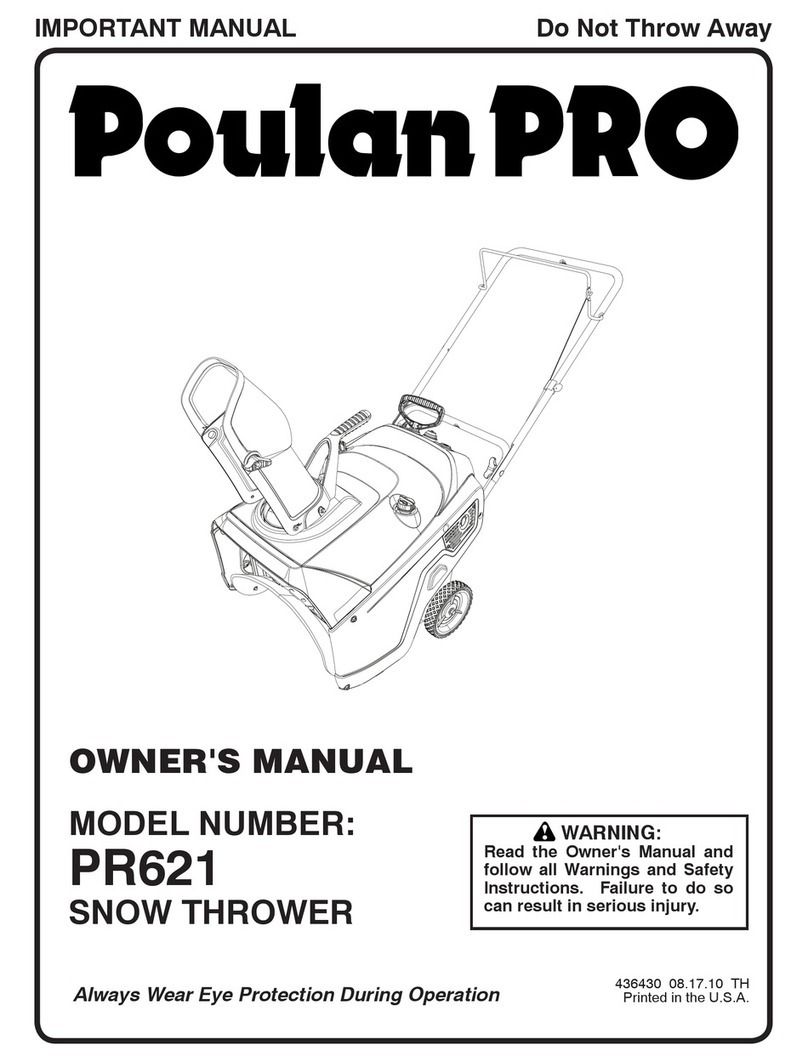 Poulan Pro 436430 owner's manual