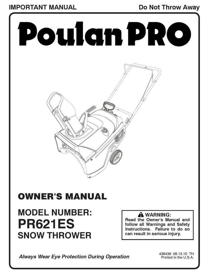 Poulan Pro 436439 owner's manual