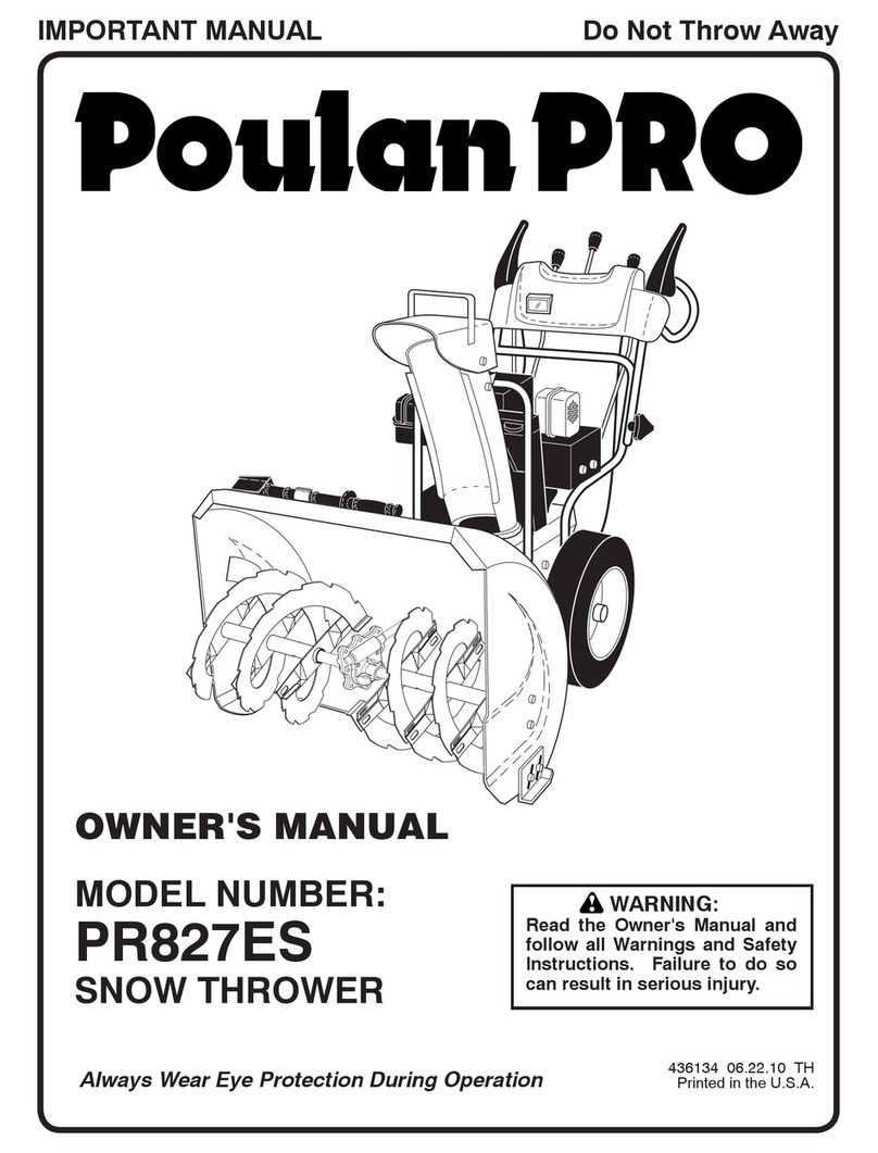 Poulan Pro 436134 User manual