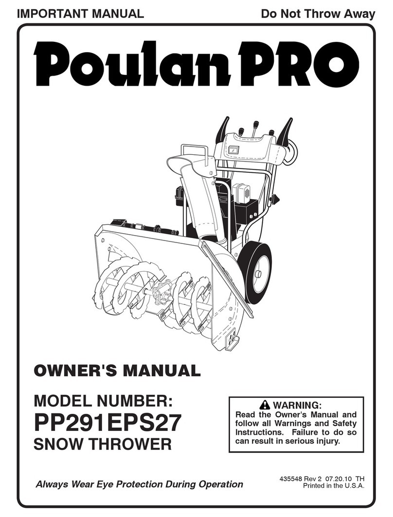 Poulan Pro 435548 owner's manual
