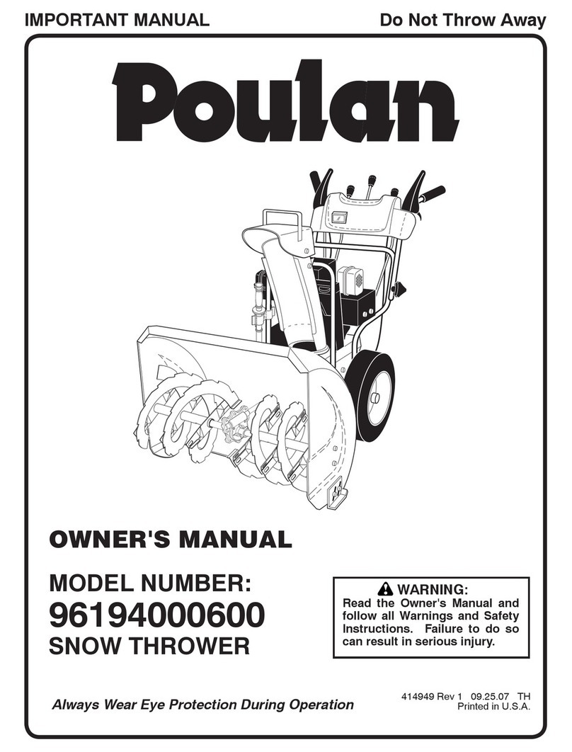 Poulan Pro 414949 owner's manual