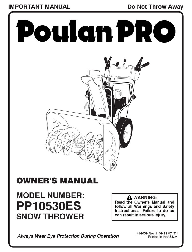 Poulan Pro 414659 owner's manual