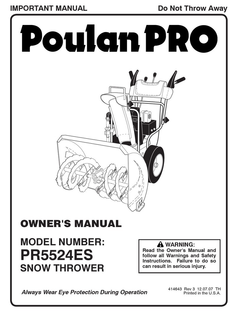 Poulan Pro 414643 owner's manual