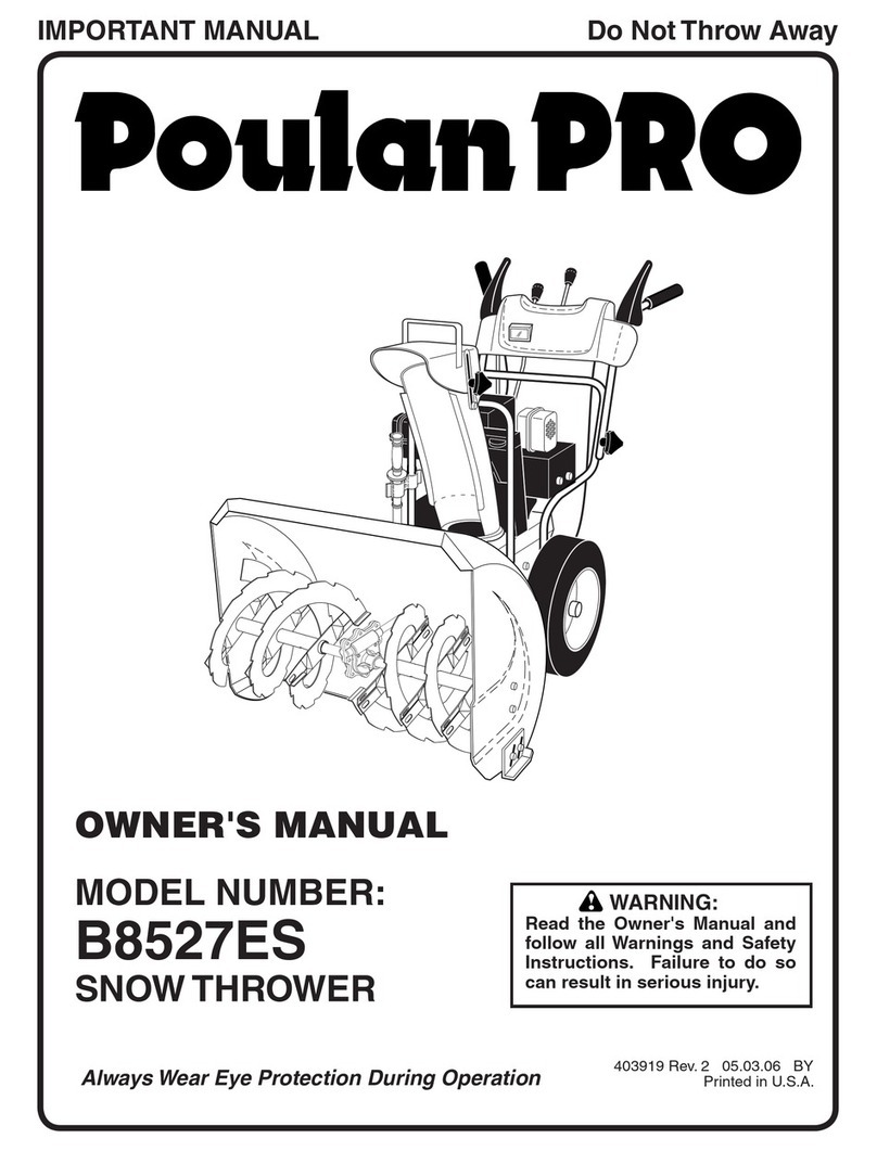 Poulan Pro 403919 owner's manual