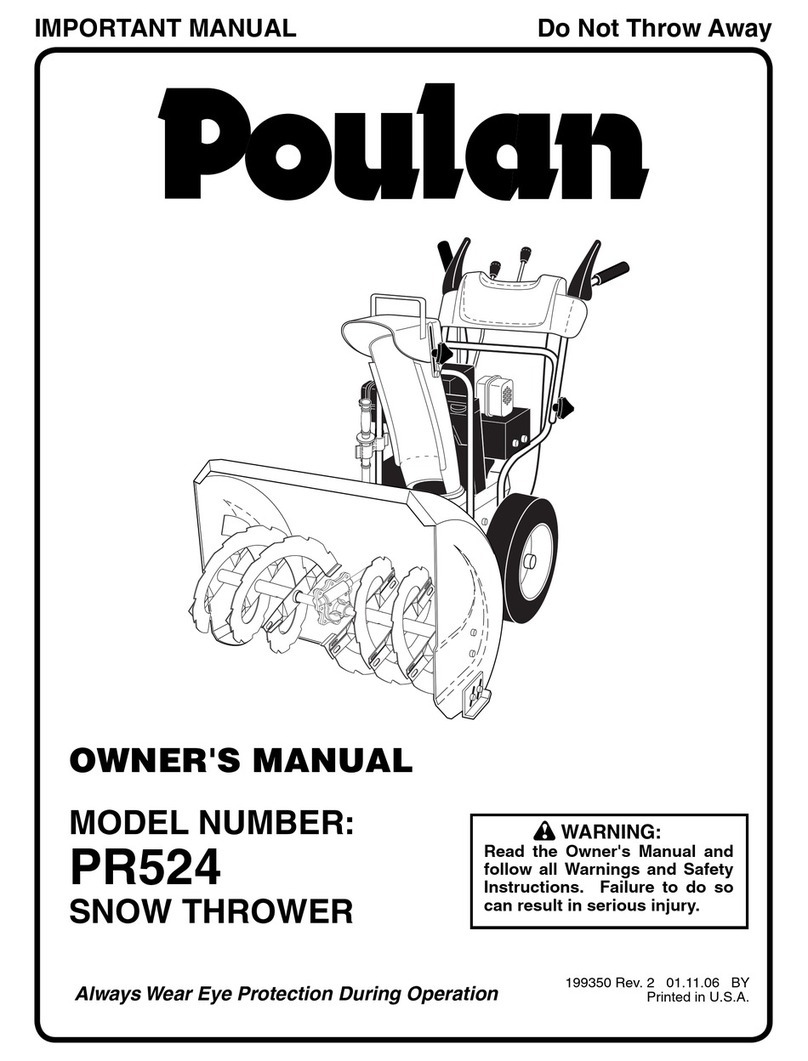 Poulan Pro 199350 owner's manual