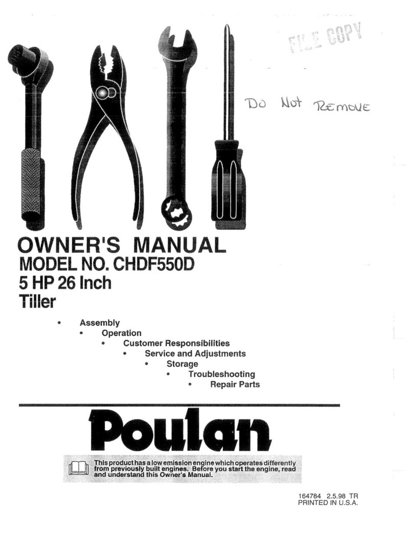 Poulan Pro 164784 User manual