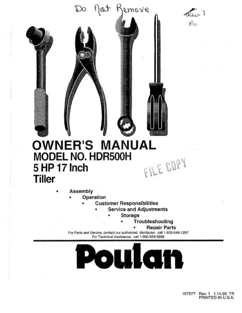 Poulan Pro 167577 owner's manual