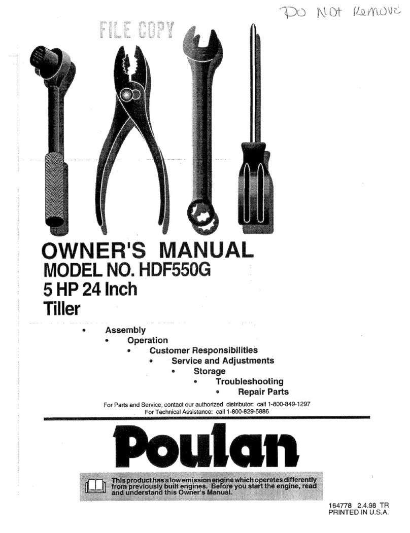 Poulan Pro 164778 User manual