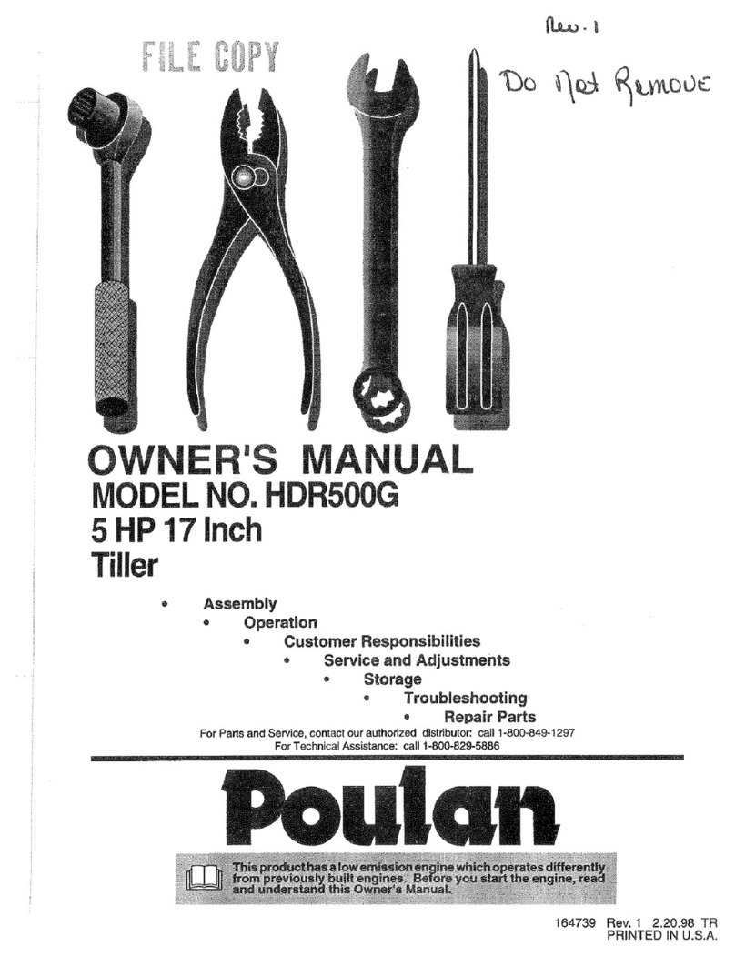 Poulan Pro 164739 owner's manual