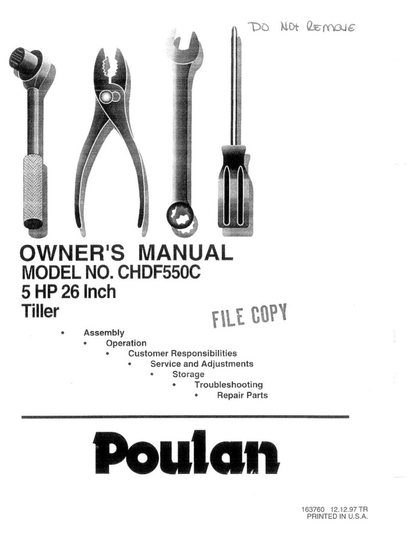 Poulan Pro 163760 User manual