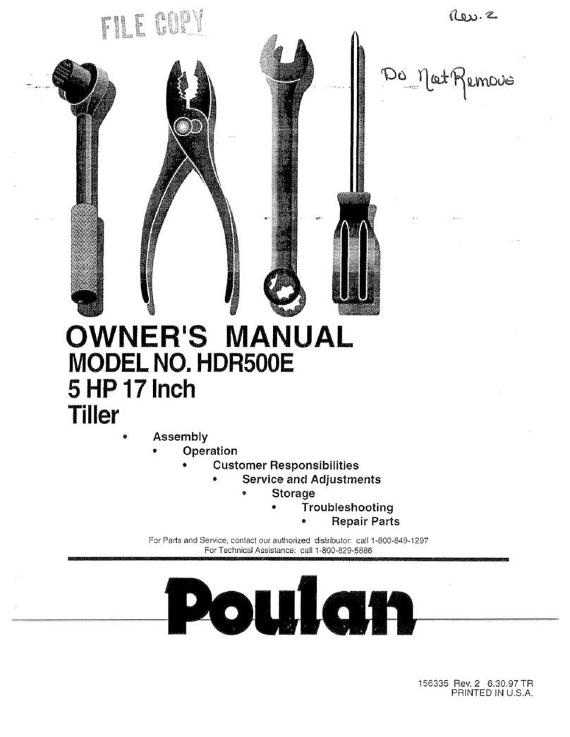 Poulan Pro 156335 User manual