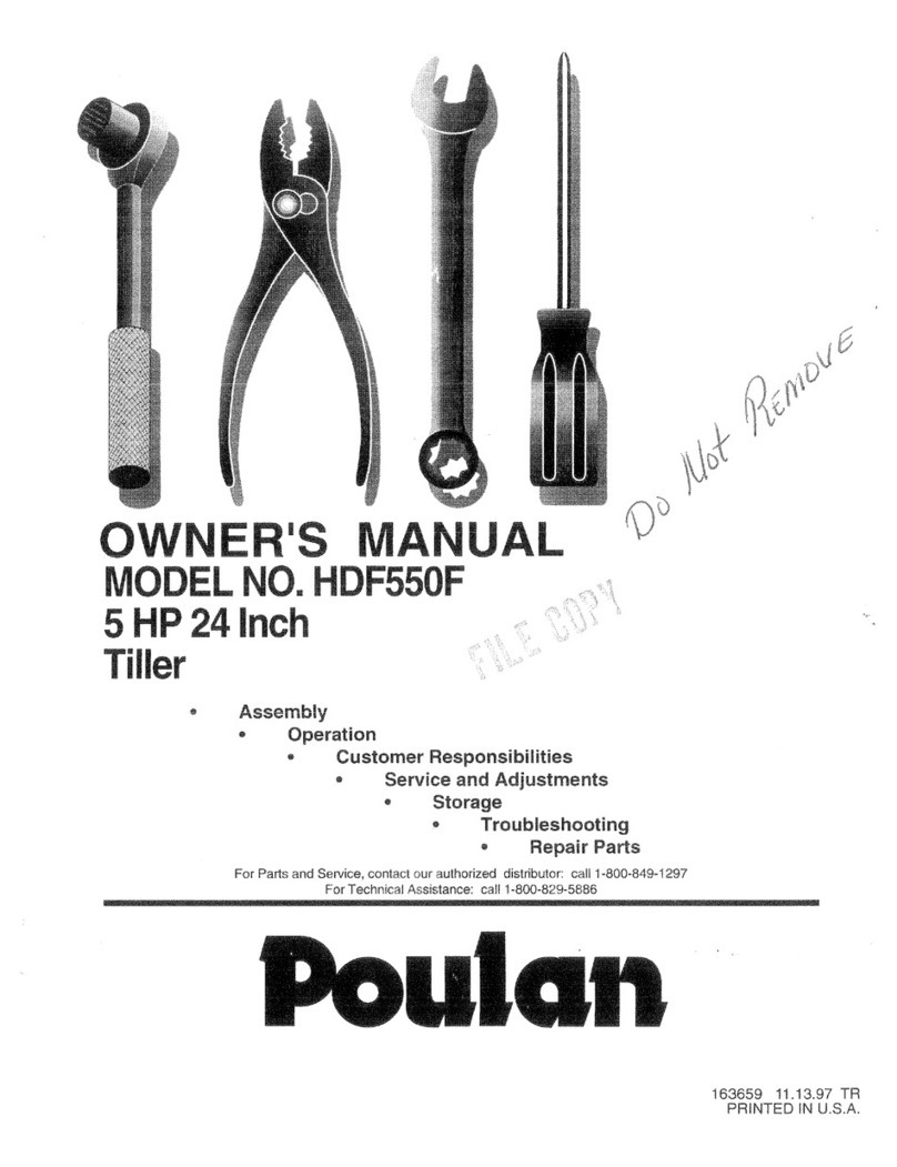Poulan Pro 163659 User manual