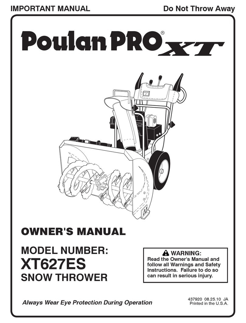 Poulan Pro XT 437920 owner's manual