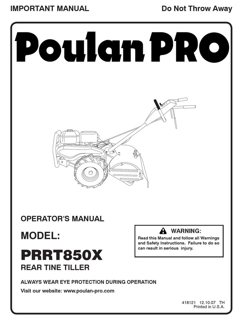 Poulan Pro 418121 User manual