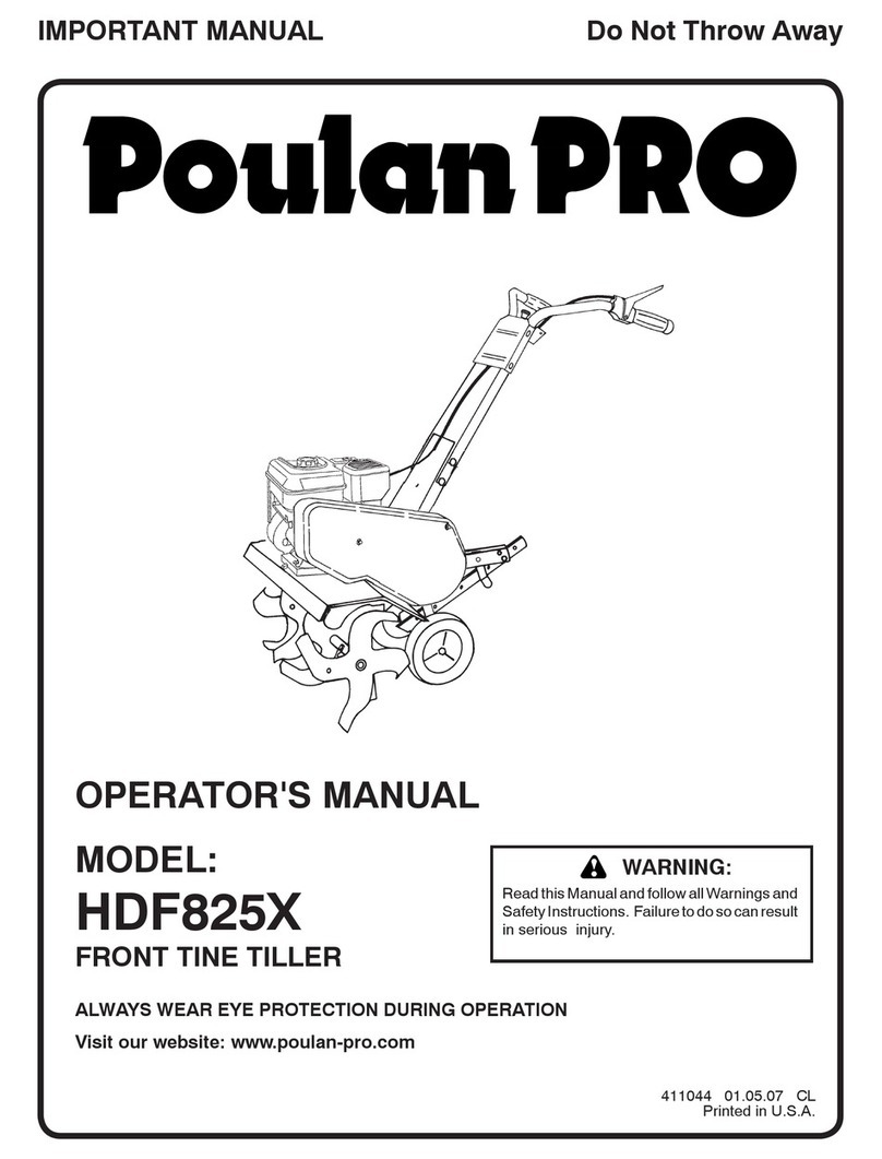 Poulan Pro 411044 User manual