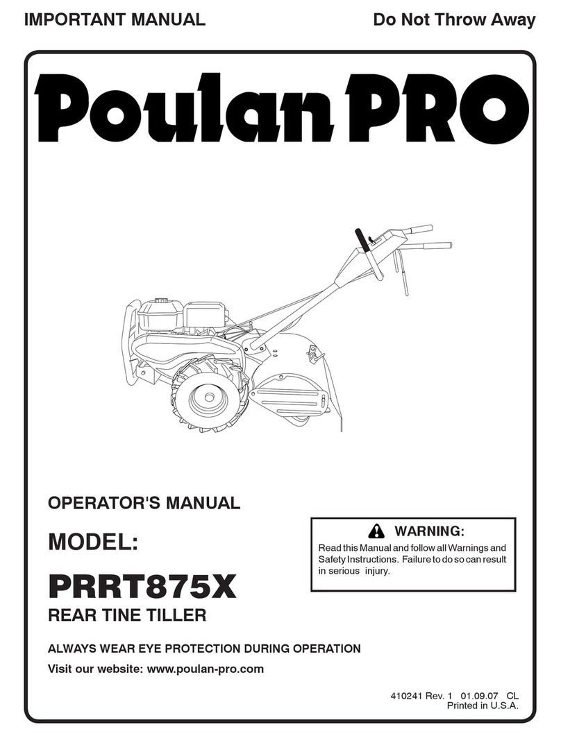 Poulan Pro 410241 User manual