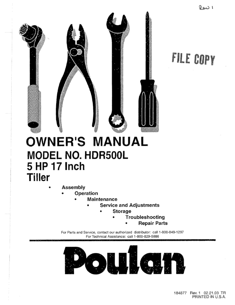 Poulan Pro 184877 User manual