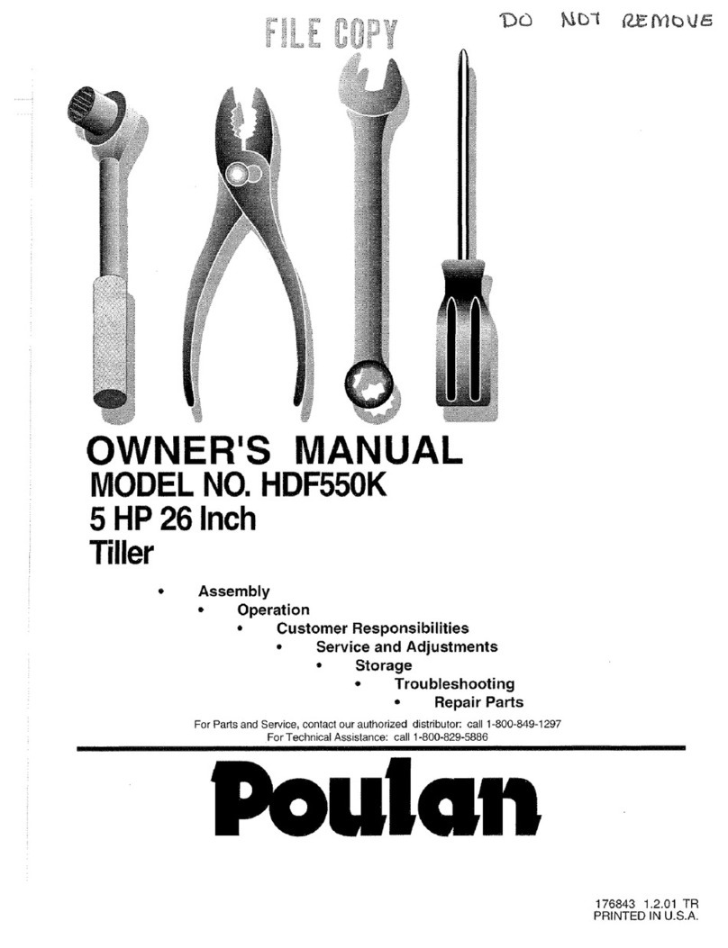 Poulan Pro 176843 User manual