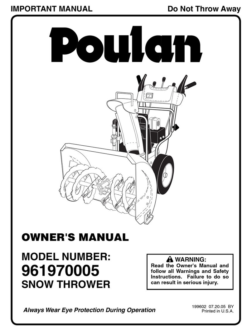 Poulan Pro 961970005 owner's manual
