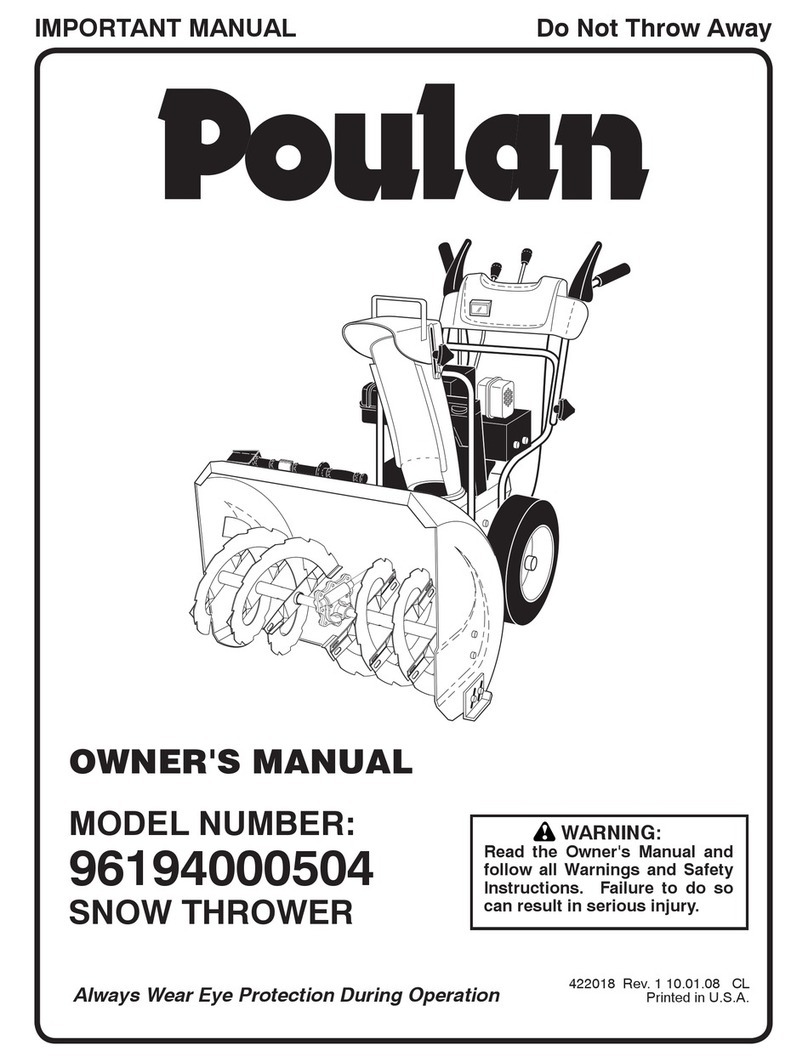 Poulan Pro 96194000504 owner's manual