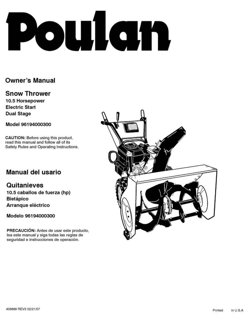 Poulan Pro 96194000300 owner's manual