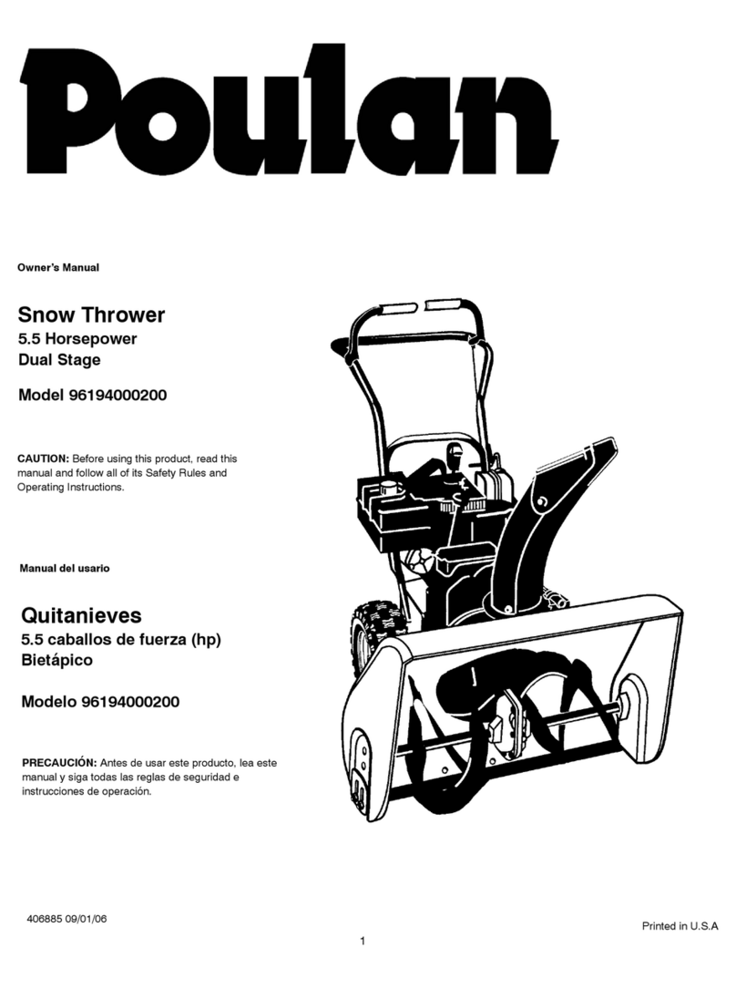 Poulan Pro 96194000200 User manual