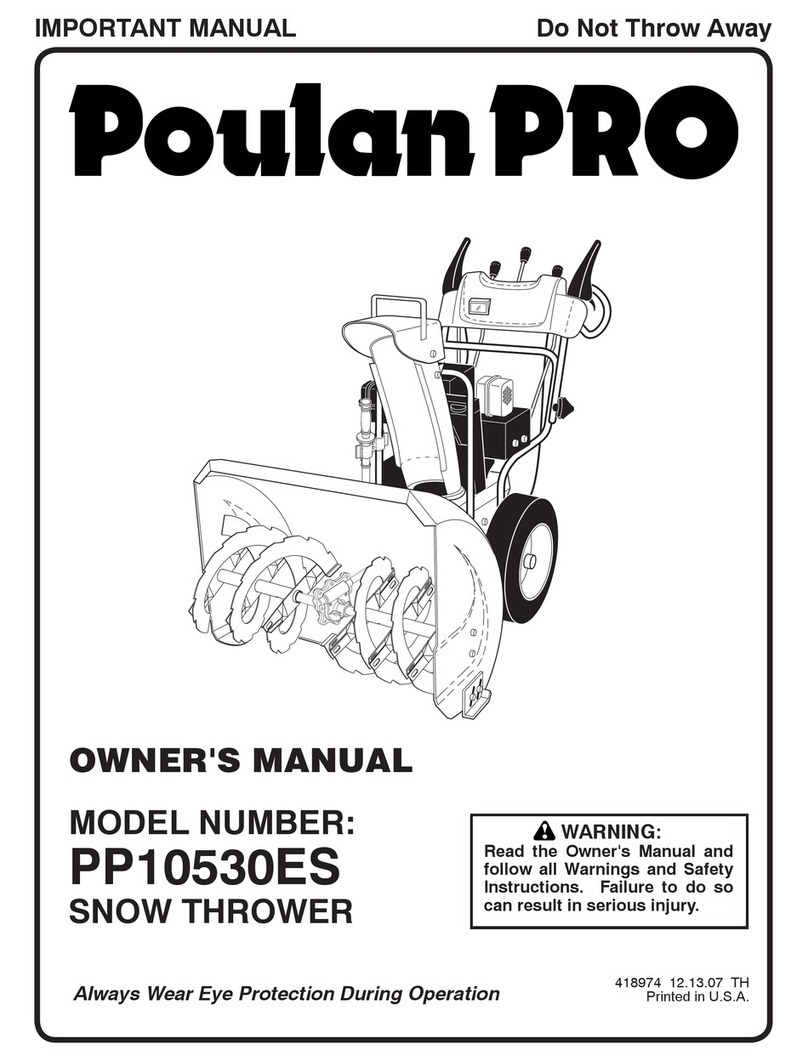 Poulan Pro 96192001803 User manual