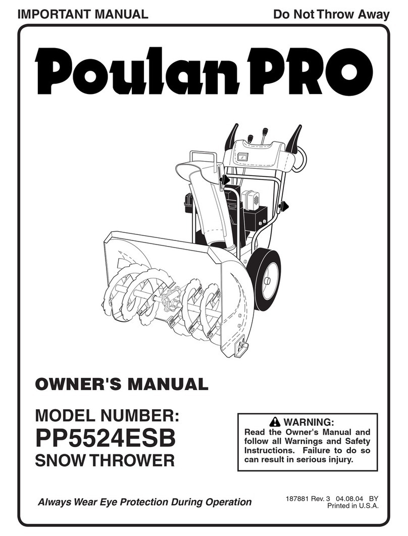 Poulan Pro PP5524ESB owner's manual
