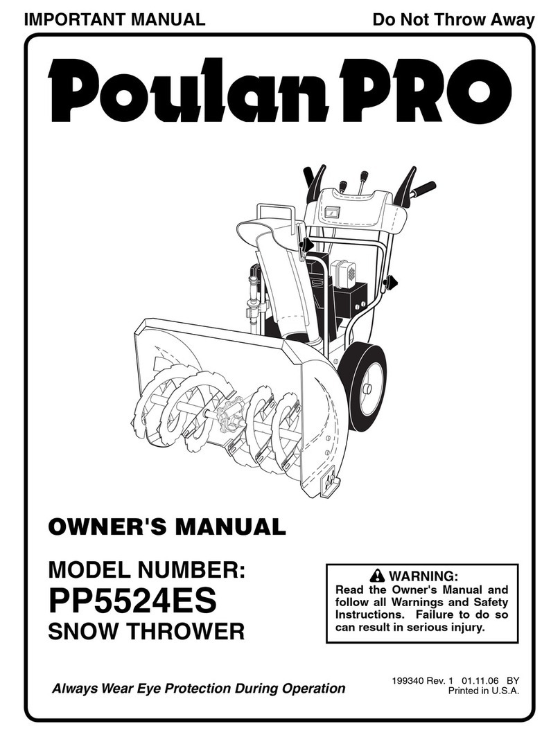 Poulan Pro PP5524ES User manual