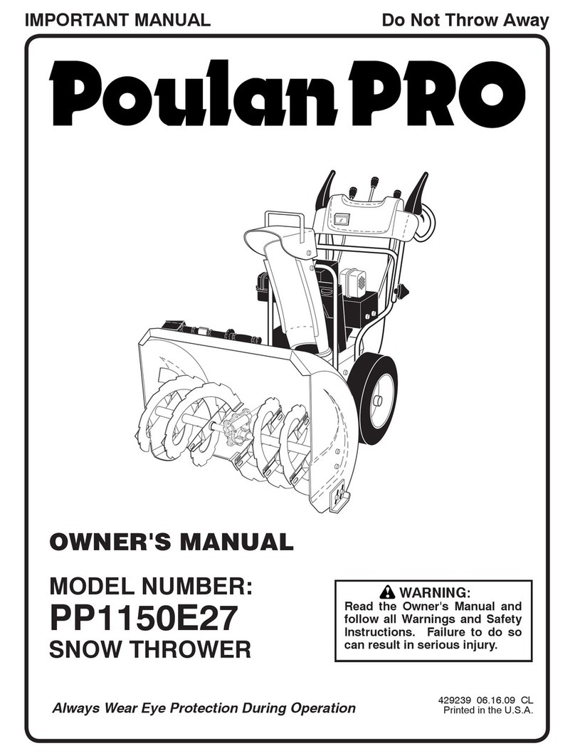 Poulan Pro PP1150E27 User manual
