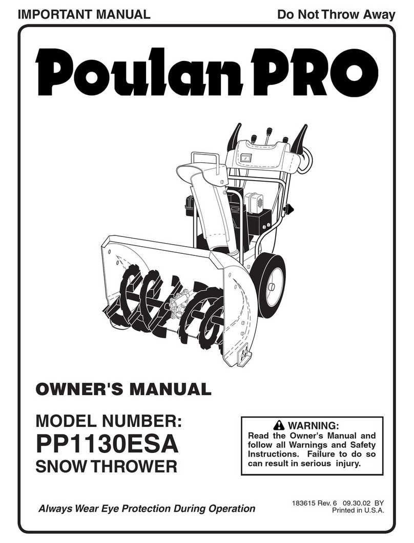 Poulan Pro PP1130ESA owner's manual