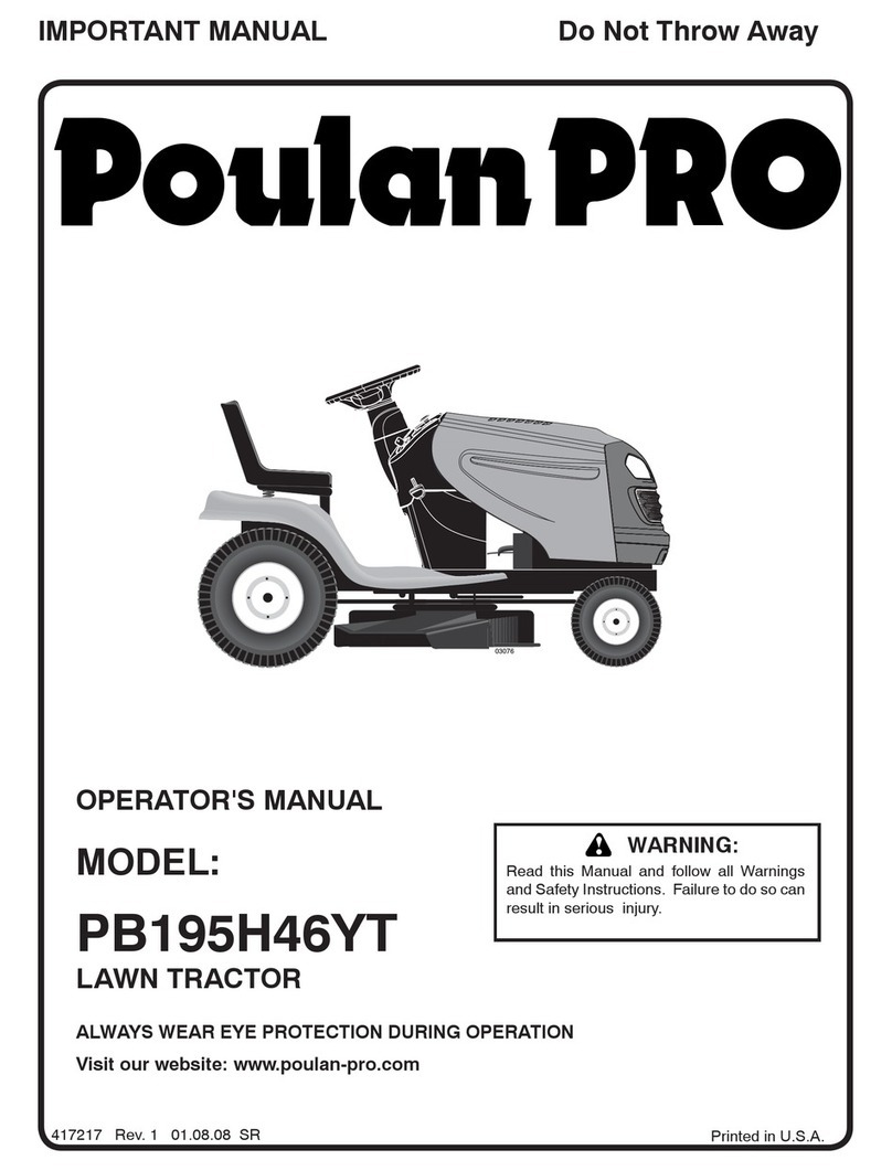 Poulan Pro Pro PB195H46YT User manual