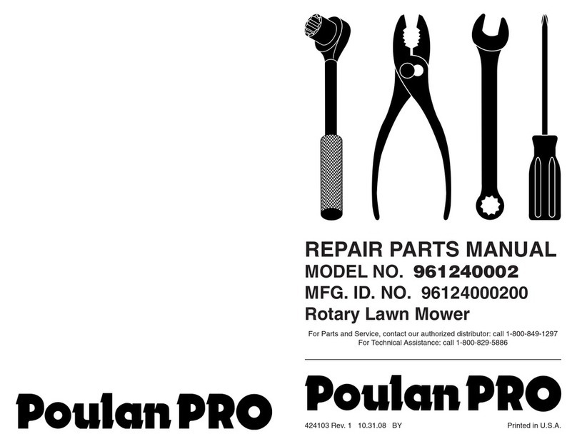 Poulan Pro 961240002 User manual