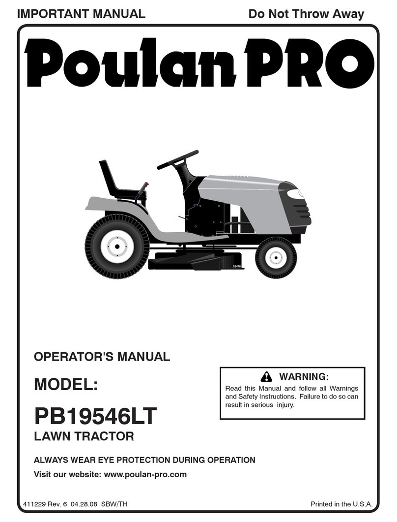 Poulan Pro Pro 960 42 00-35 Operator's manual