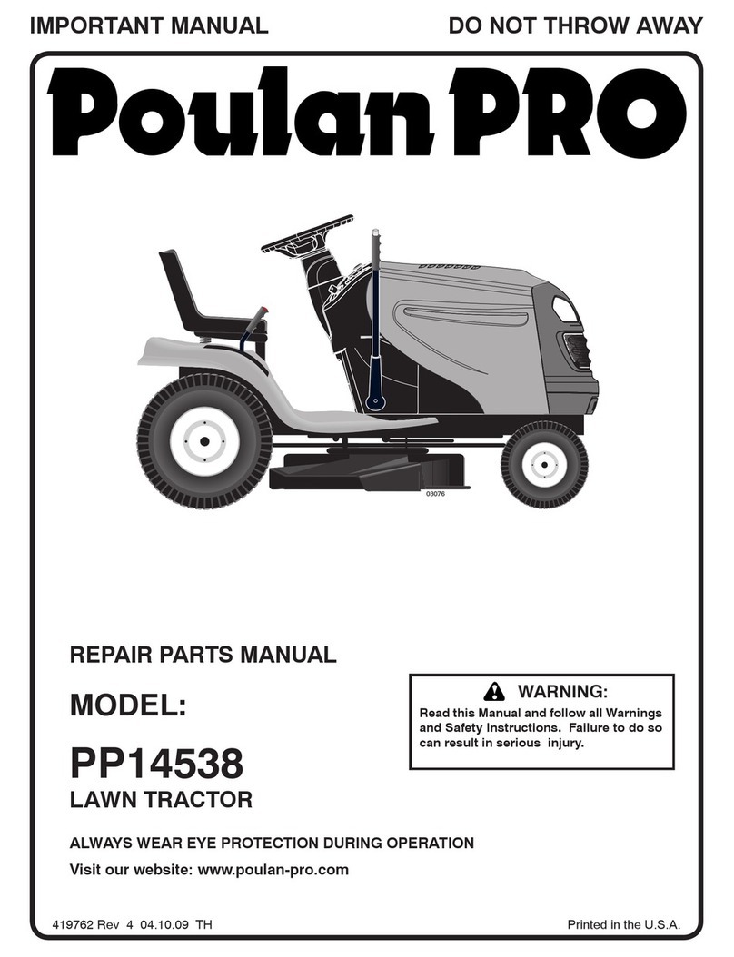 Poulan Pro Pro 96011027800 Repair parts manual