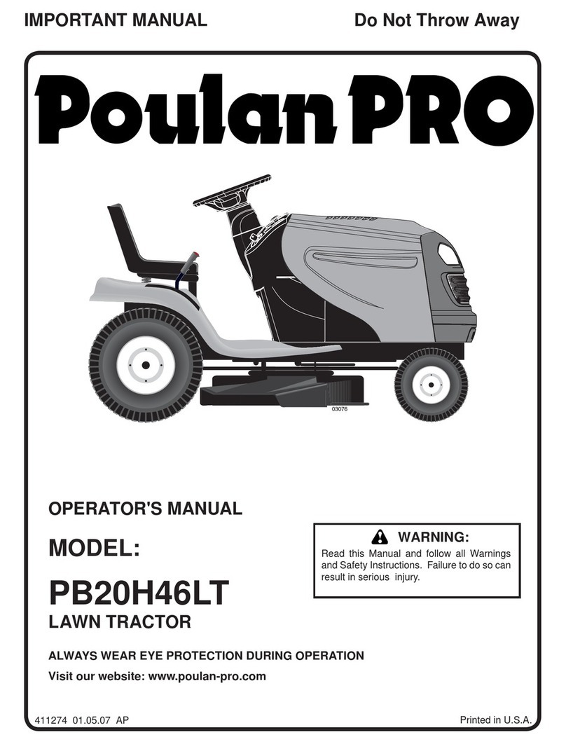 Poulan Pro Pro 411274 Operator's manual