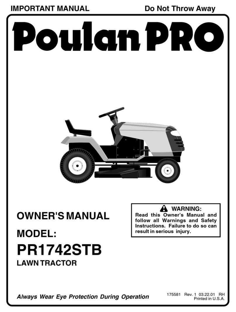 Poulan Pro PR1742STB owner's manual