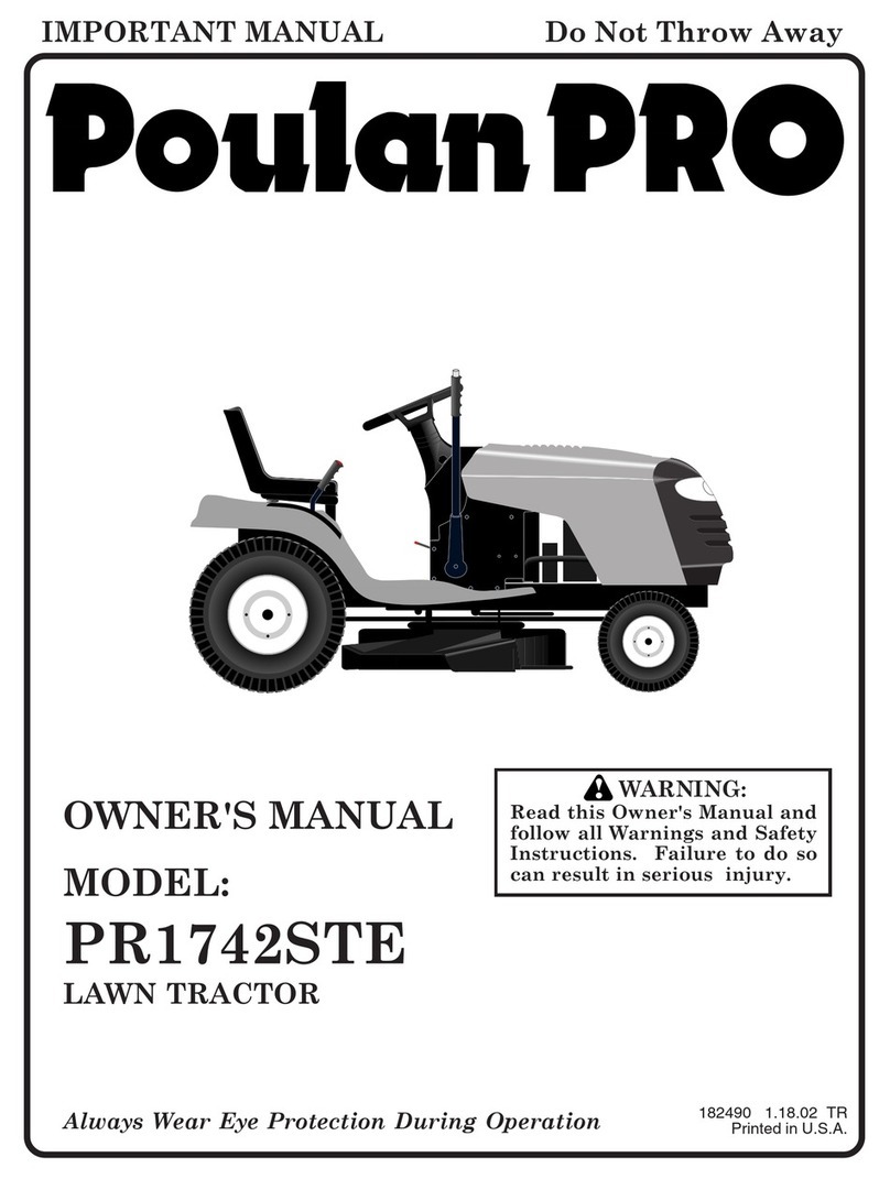 Poulan Pro PR1742STE User manual