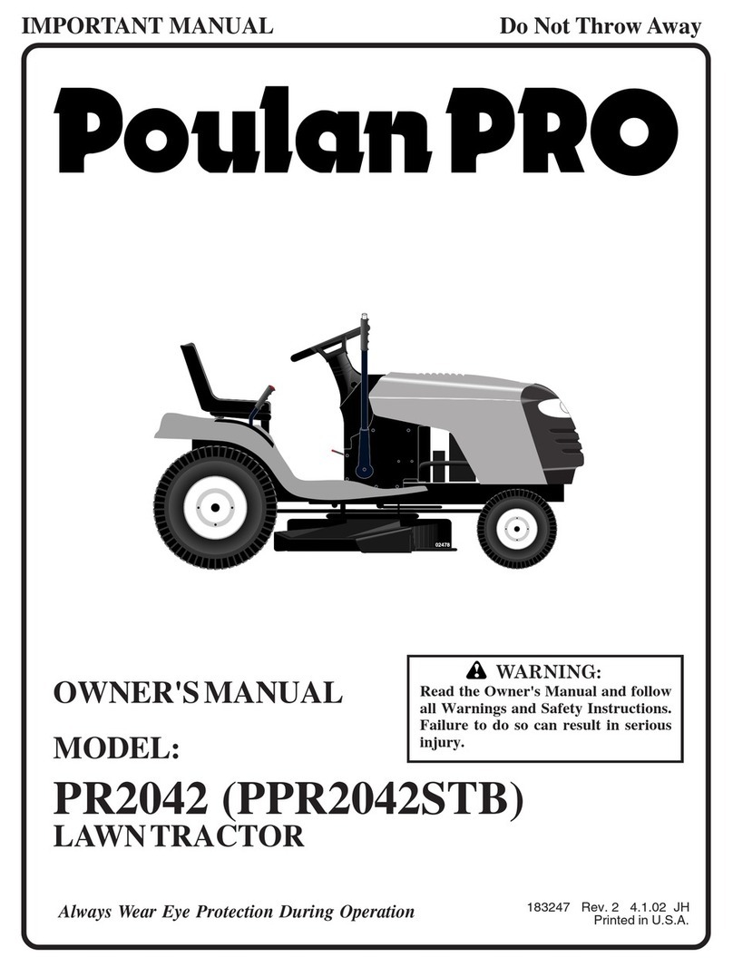 Poulan Pro PPR2042STB owner's manual