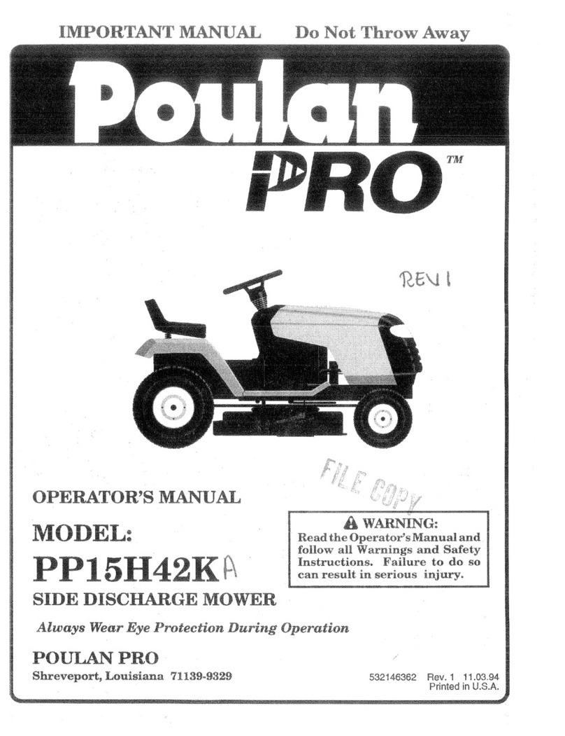 Poulan Pro PP15H42KA User manual