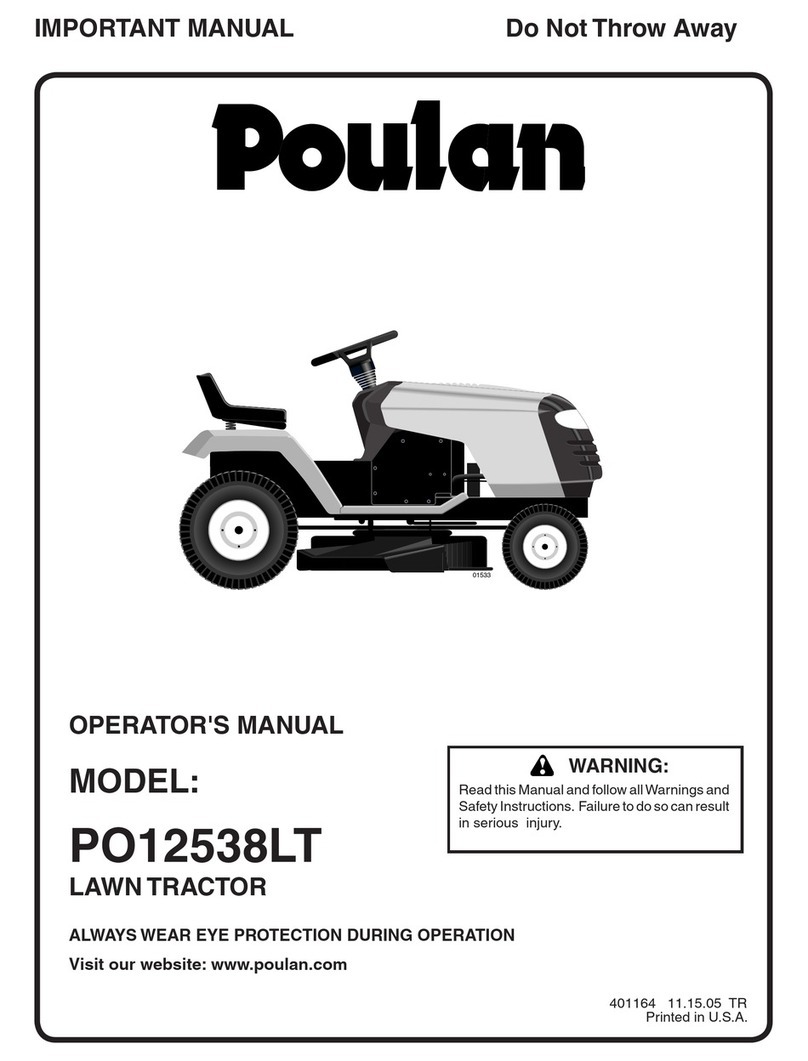 Poulan Pro PO12538LT Operator's manual