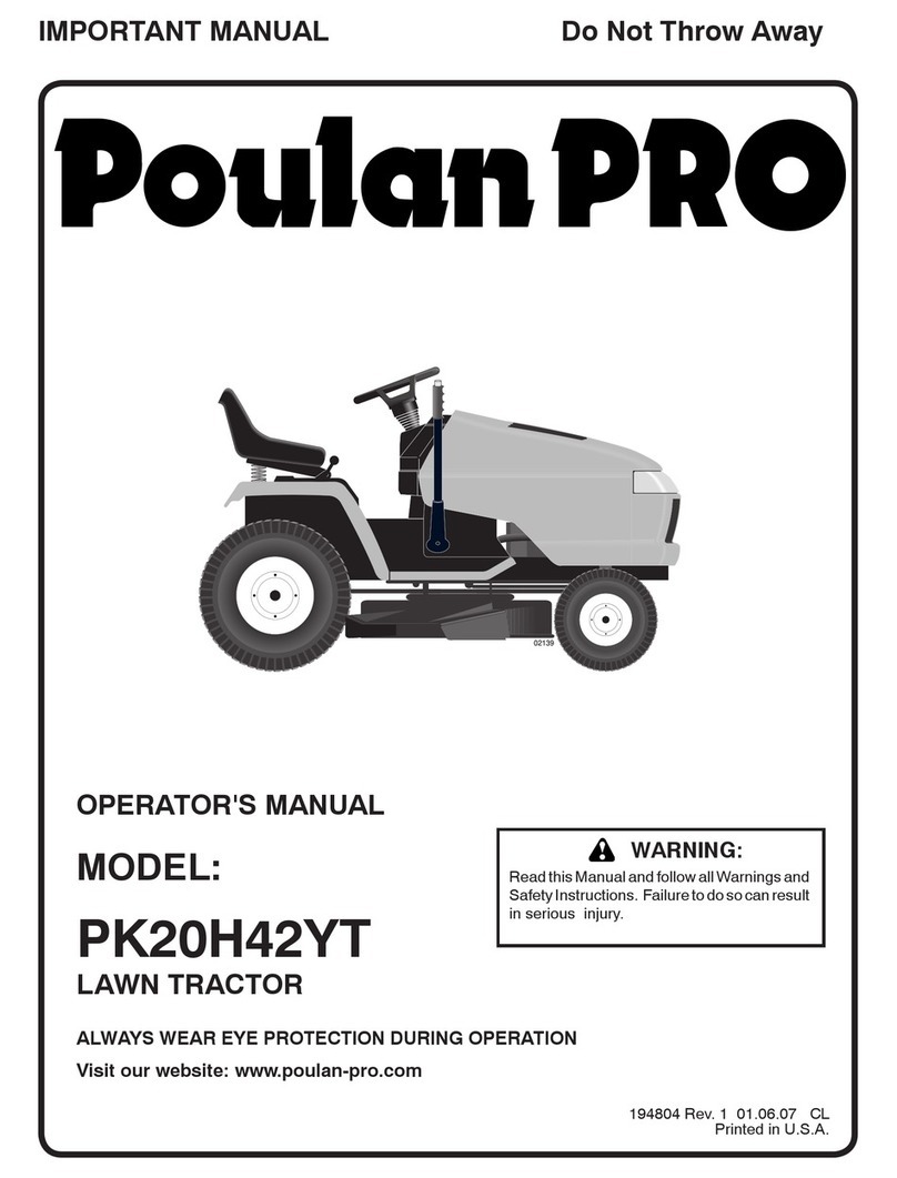 Poulan Pro PK20H42YT User manual