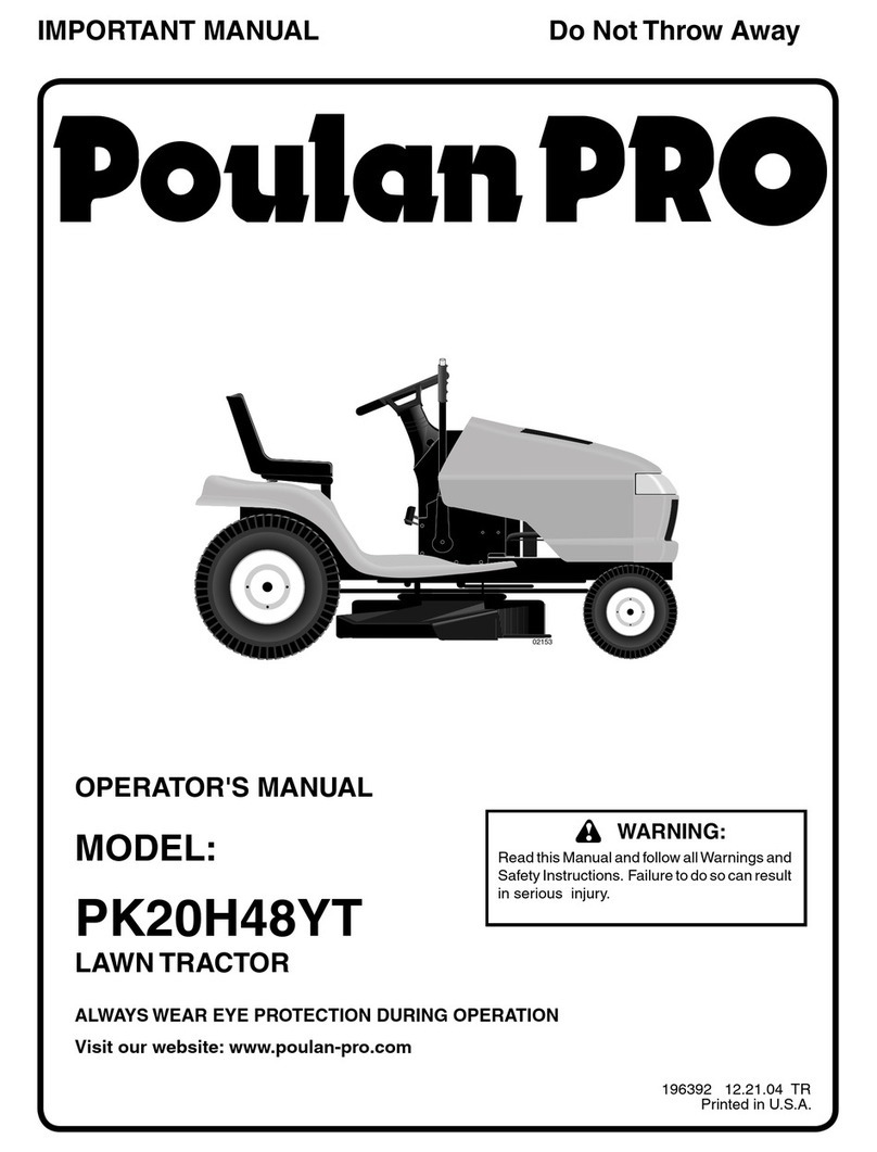 Poulan Pro PK20H48YT User manual