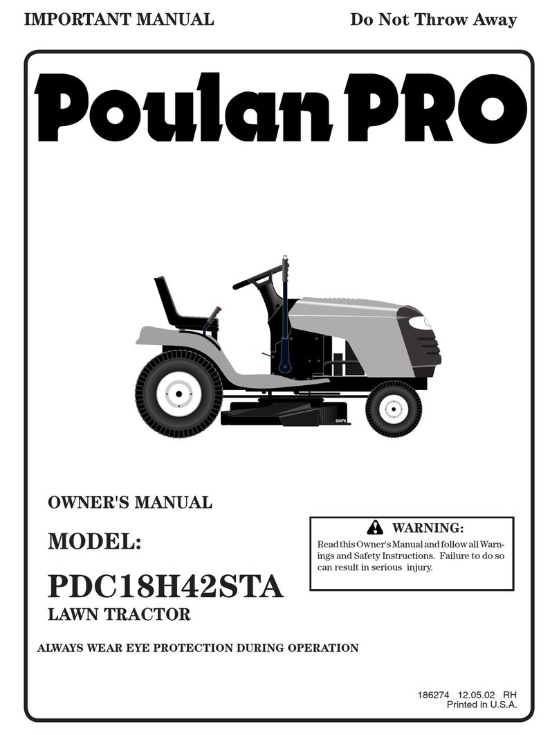 Poulan Pro PDC18H42STA owner's manual