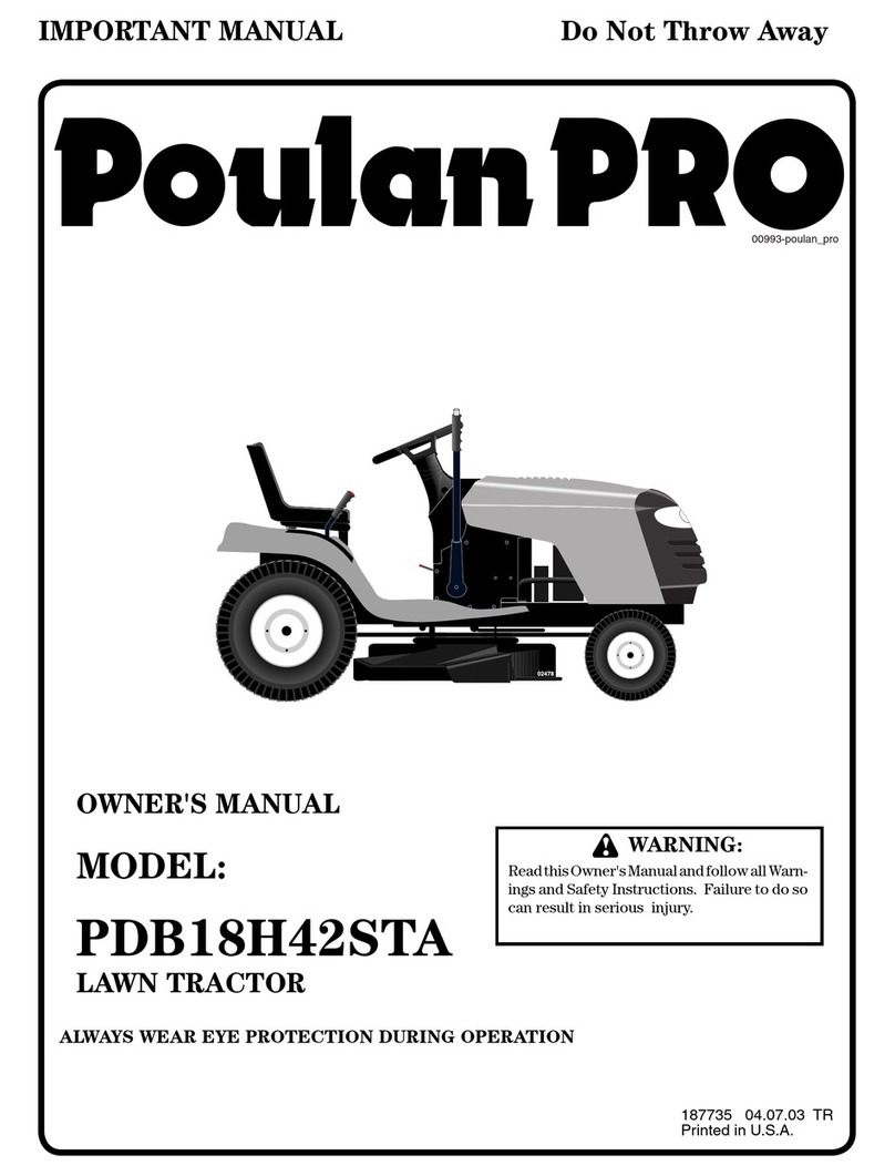 Poulan Pro PDB18H42STA User manual