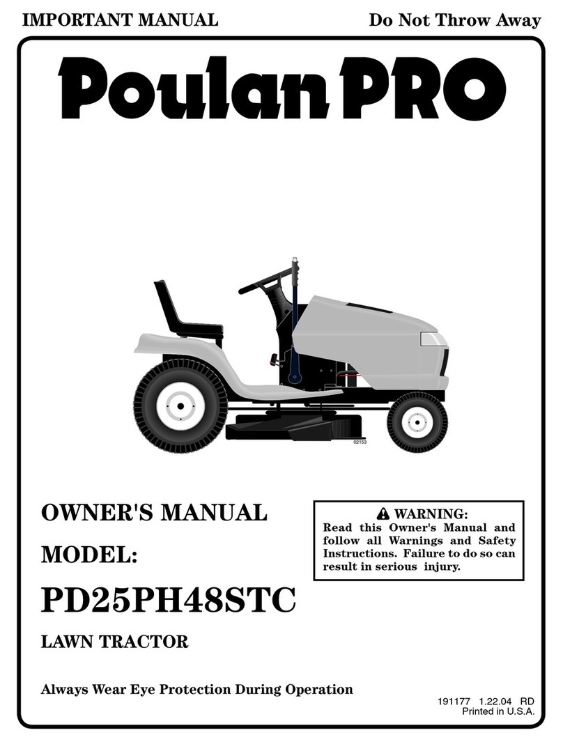Poulan Pro PD25PH48STC owner's manual